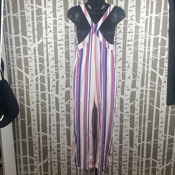 True Craft Striped Jumpsuit S - Picture 4 of 12